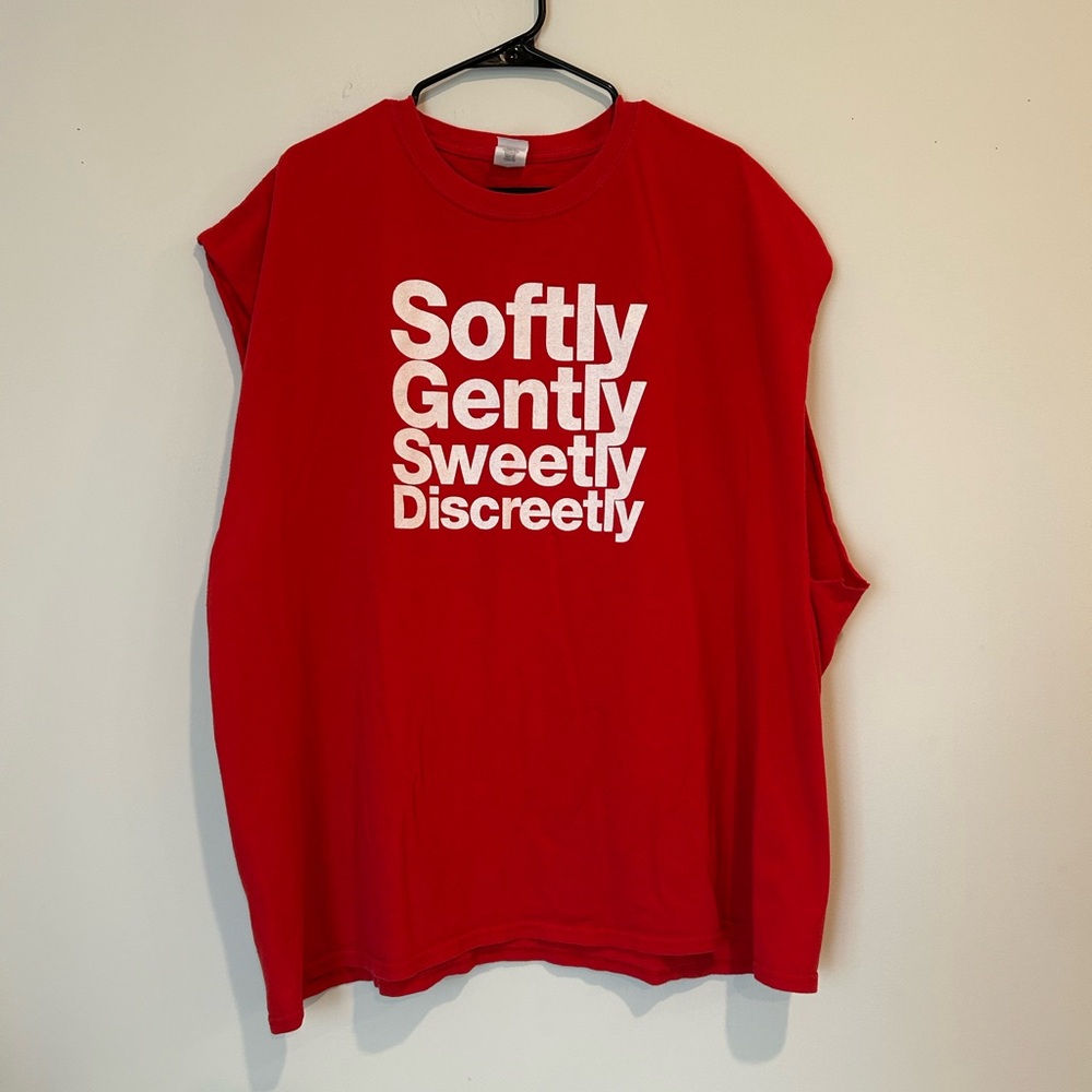 Tenacious D For America 2020 Softly Gently Sweetly Discreetly 3X Sleeveless Tee